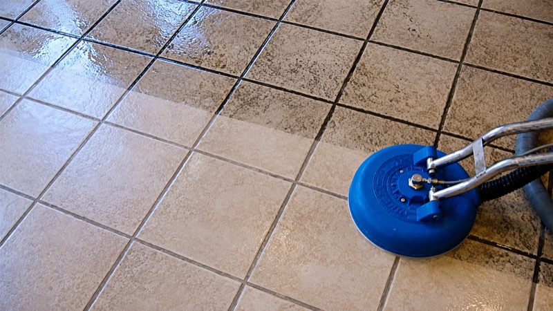 Tile and grout