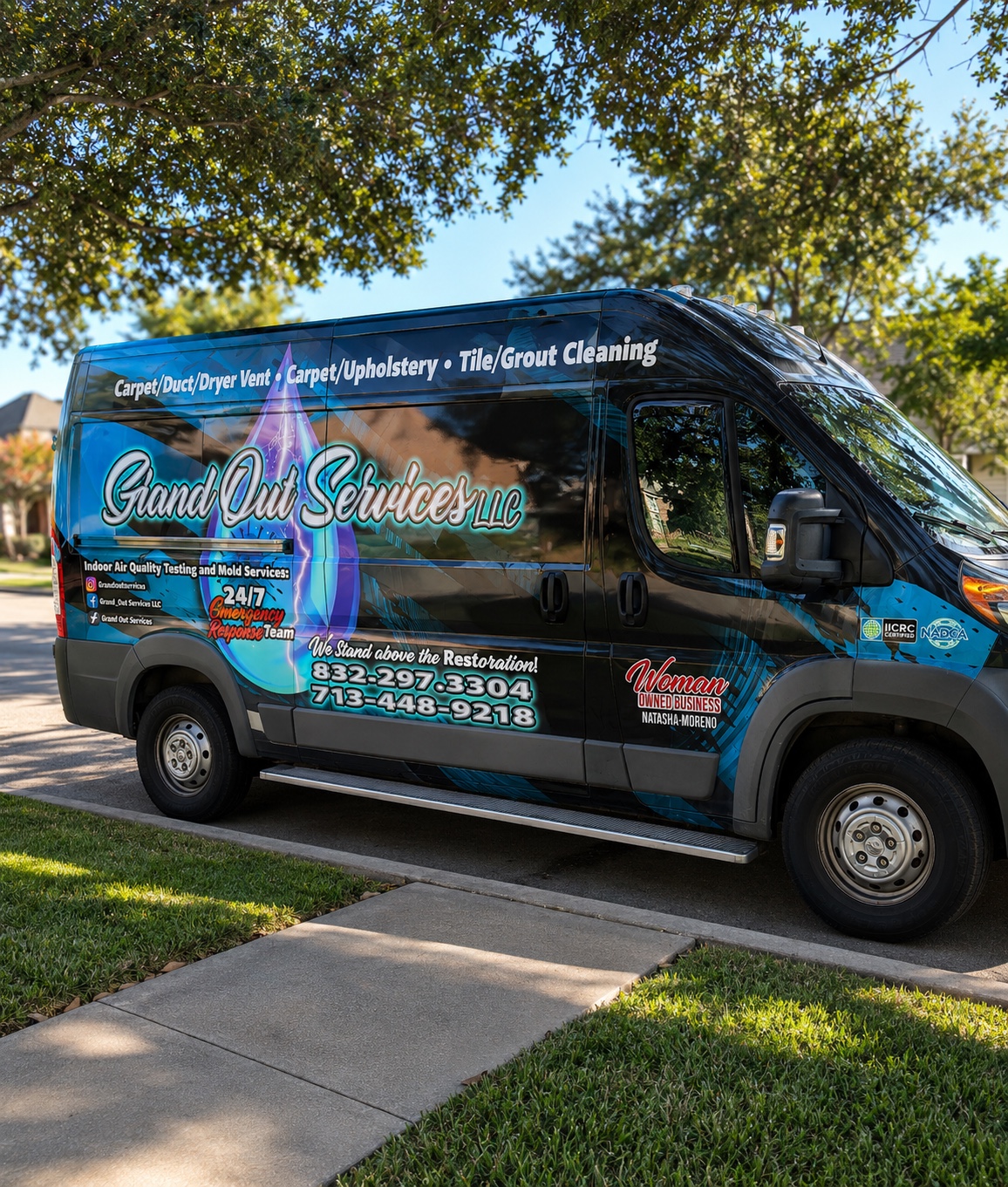 Stand Out Services LLC service van